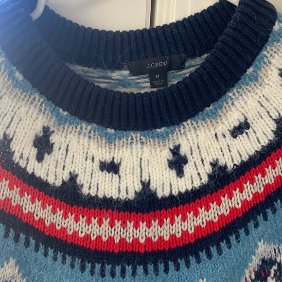 J crew apres ski COZY wool/alpaca/polyamide blend sweater - Picture 2 of 3